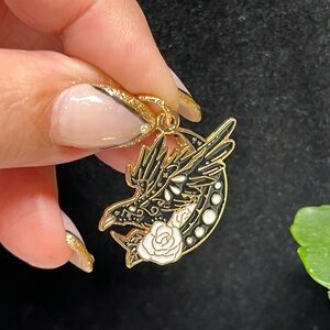 Stunning EAGLE Enamel charm